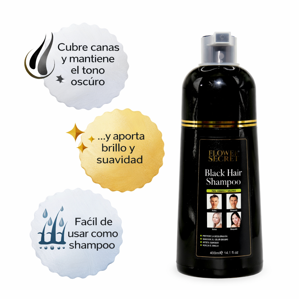 Shampoo cubre canas permanente